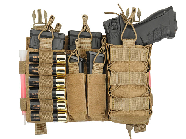 MOLLE-Tasche Buckle Up Multi-Mission Front-Panel - Coyote [8FIELDS] 1