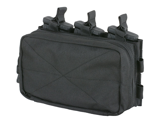MOLLE Dreifach Mag/GP-Tasche - Schwarz [8FIELDS] 3