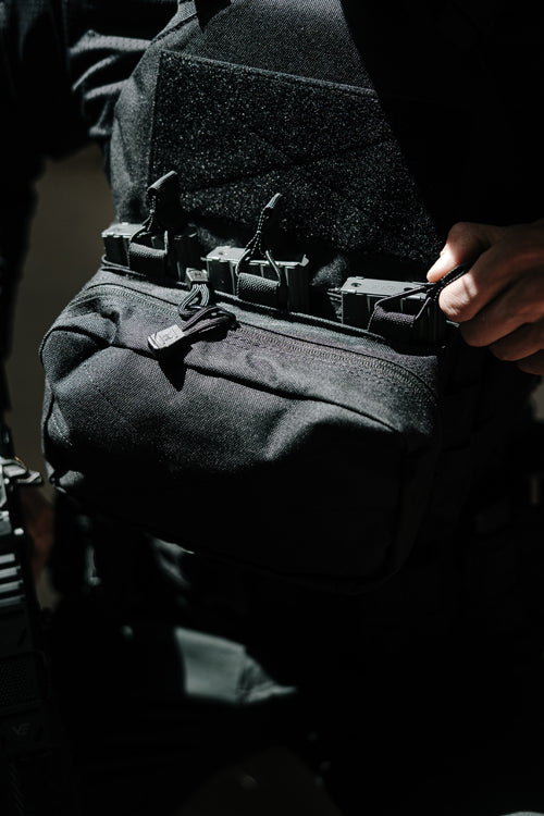 MOLLE Dreifach Mag/GP-Tasche - Schwarz [8FIELDS] 9