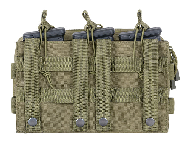 MOLLE Dreifach Mag/GP-Tasche - Oliv [8FIELDS] 2