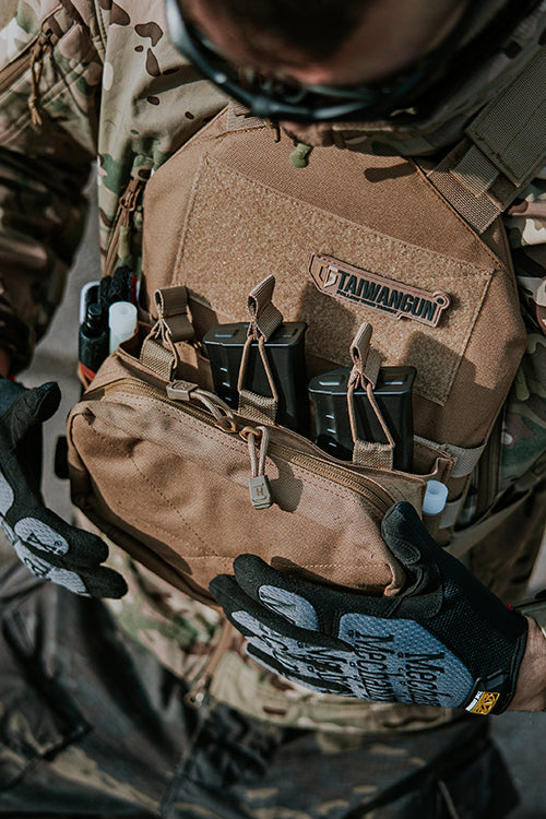 MOLLE Dreifach Mag/GP-Tasche - Coyote [8FIELDS] 8