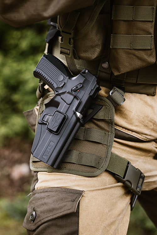 MOLLE-Tasche Small Modular Drop Leg Panel - Oliv [8FIELDS] 7