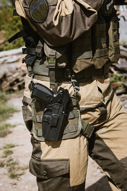 MOLLE-Tasche Small Modular Drop Leg Panel - Oliv [8FIELDS] 8