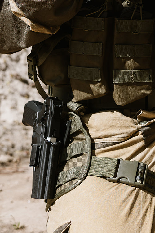 MOLLE-Tasche Small Modular Drop Leg Panel - Oliv [8FIELDS] 9