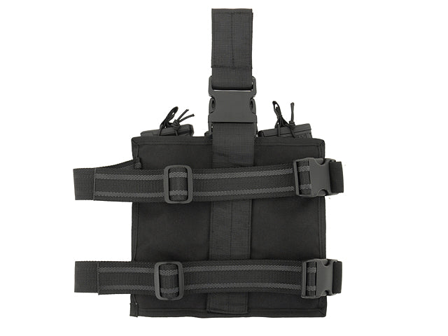 MOLLE-Tasche M4/AR-15 Six-Mag Stacker Drop Leg Panel - Schwarz [8FIELDS] 2