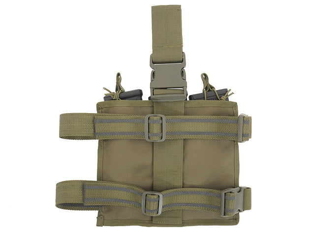MOLLE-Tasche M4/AR-15 Six-Mag Stacker Drop Leg Panel - Oliv [8FIELDS] 2
