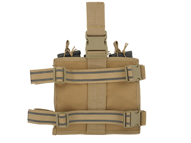 MOLLE-Tasche M4/AR-15 Six-Mag Stacker Drop Leg Panel - Coyote [8FIELDS] 2
