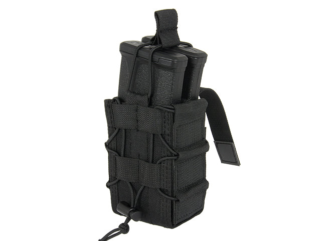 MOLLE Double Rifle Mag Speed Pouch – Schwarz
