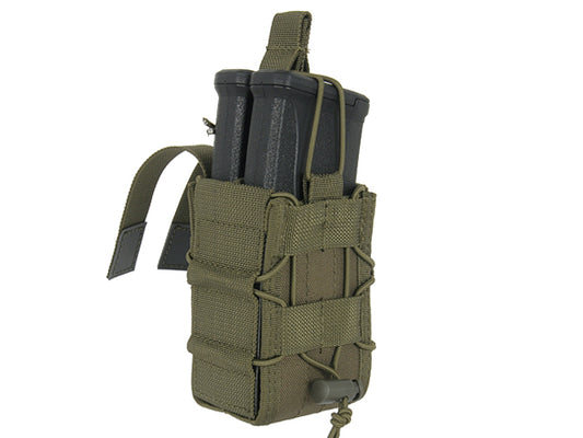 MOLLE Double Rifle Mag Speed Pouch – Olive