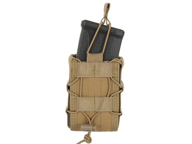 MOLLE Double Rifle Mag Speed Pouch – Coyote