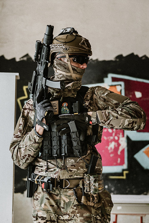 MOLLE Speed Quad MP5/SMG Magazintasche - Schwarz 4