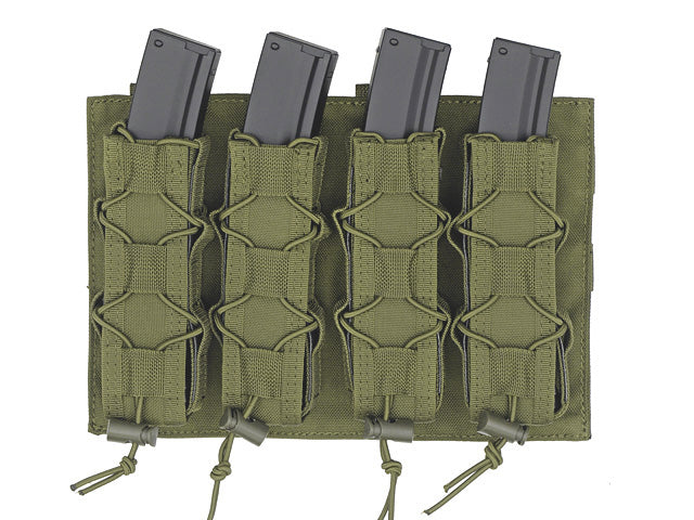 MOLLE Speed Quad MP5/SMG Magazintasche - Oliv 1