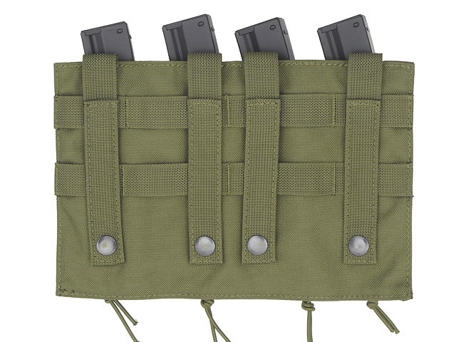 MOLLE Speed Quad MP5/SMG Magazintasche - Oliv 2