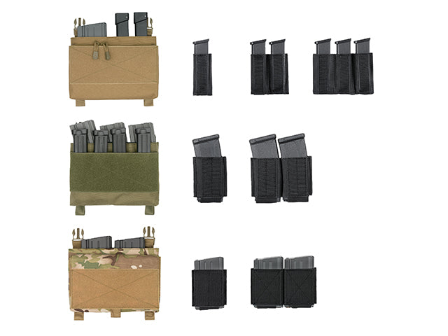 MOLLE-Tasche Buckle Up Kangaroo Front-Panel - Schwarz [8FIELDS] 7