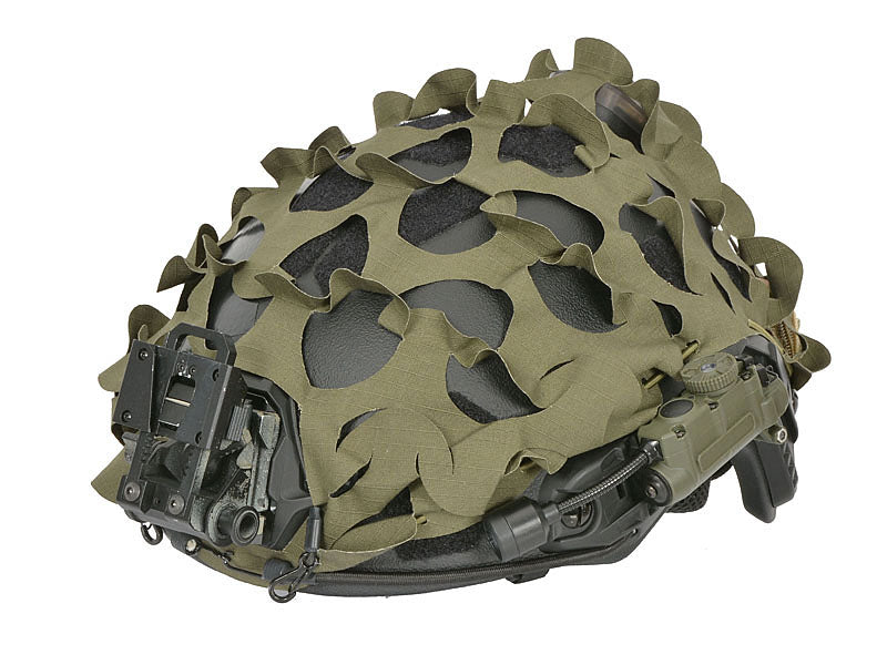 3D Laser-Cut Camouflage Cover für hoch-Cut Helm - Oliv [8Fields] 2