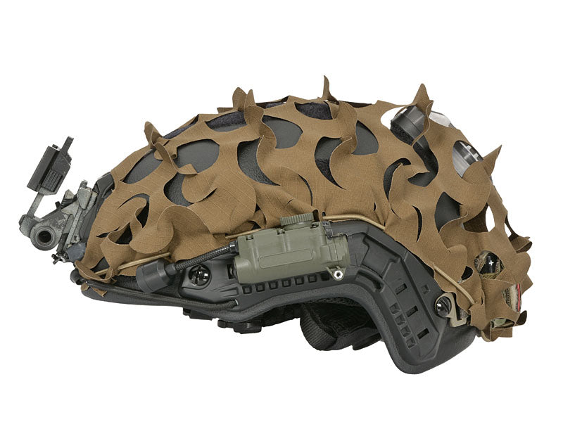 3D Laser-Cut Camouflage Cover für hoch-Cut Helm - Coyote [8Fields] 1