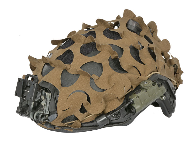 3D Laser-Cut Camouflage Cover für hoch-Cut Helm - Coyote [8Fields] 2