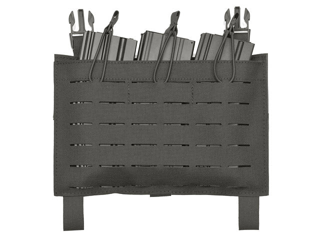 MOLLE-Tasche Panel Buckle Up Laser-Cut niedrig Profile - Schwarz [8FIELDS] 1