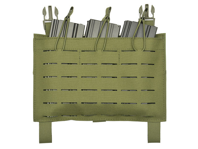 MOLLE-Tasche Panel Buckle Up Laser-Cut niedrig Profile - Oliv [8FIELDS] 1