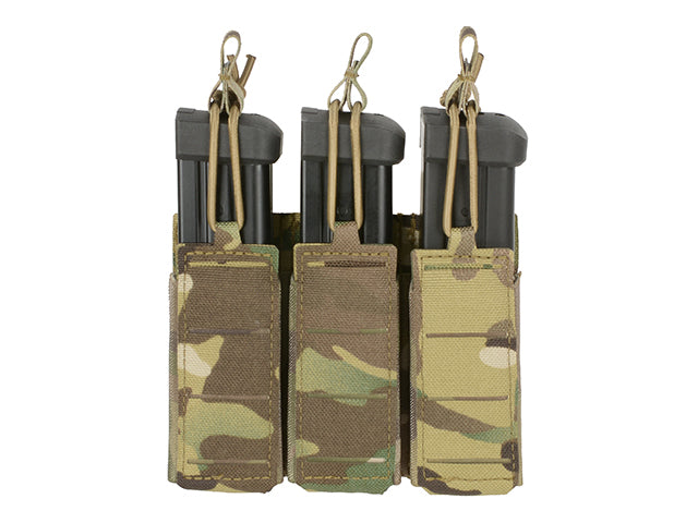 Dreifach Elastic Pistolenmagazin Tasche Laser-cut - Multicamo [8Fields] 1