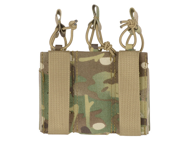 Dreifach Elastic Pistolenmagazin Tasche Laser-cut - Multicamo [8Fields] 2