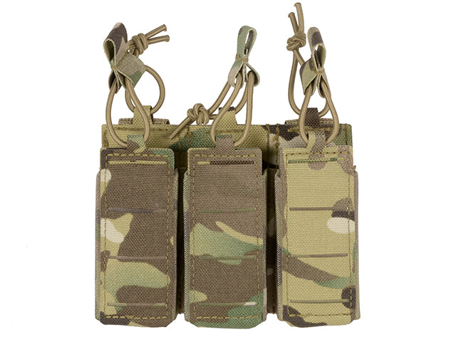 Dreifach Elastic Pistolenmagazin Tasche Laser-cut - Multicamo [8Fields] 4