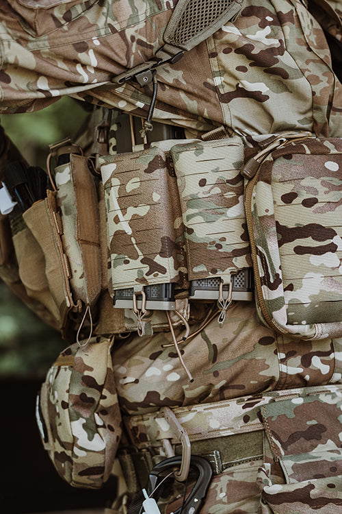 Single Laser-Cut Magazine Pouch for AR15/AK -  Multicamo [8Fields] 7