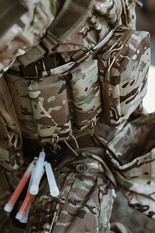 Single Laser-Cut Magazine Pouch for AR15/AK -  Multicamo [8Fields] 6