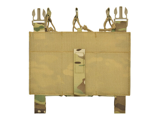 MOLLE-Tasche Panel Buckle Up Laser-Cut für 3 AR15/AK Magazine - Multicamo [8Fields] 4