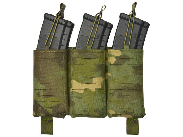 MOLLE-Tasche Panel Buckle Up Laser-Cut für 3 AR15/AK Magazine - MT [8Fields] 2