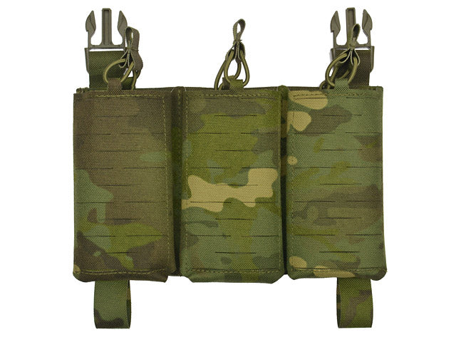 MOLLE-Tasche Panel Buckle Up Laser-Cut für 3 AR15/AK Magazine - MT [8Fields] 3