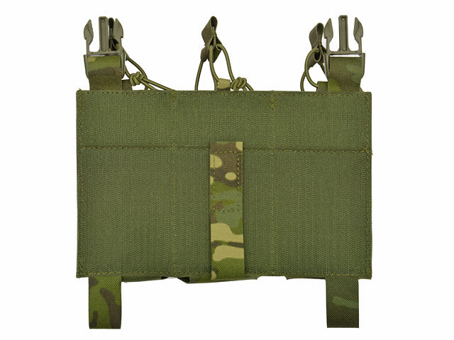 MOLLE-Tasche Panel Buckle Up Laser-Cut für 3 AR15/AK Magazine - MT [8Fields] 4