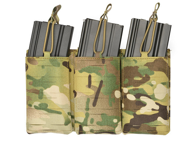 Laser-Cut Panel mit 3 AR15 Magazine Pouches - Multicamo [8Fields] 1