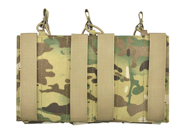 Laser-Cut Panel mit 3 AR15 Magazine Pouches - Multicamo [8Fields] 2