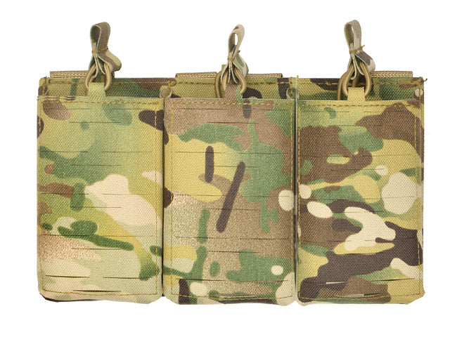 Laser-Cut Panel mit 3 AR15 Magazine Pouches - Multicamo [8Fields] 4