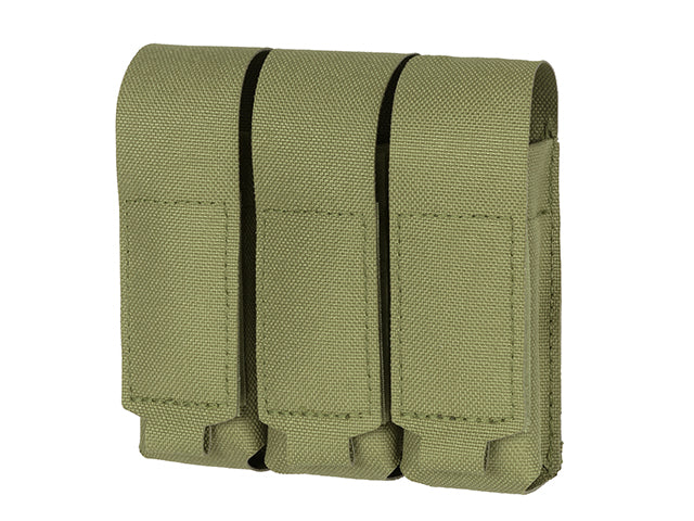 Dreifach Laser-Cut Pistolenmagazin Tasche mit Flap - Oliv [8Fields] 3