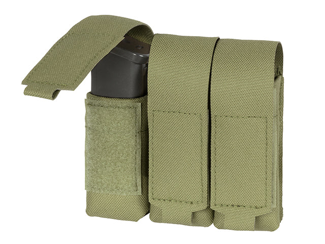 Dreifach Laser-Cut Pistolenmagazin Tasche mit Flap - Oliv [8Fields] 4