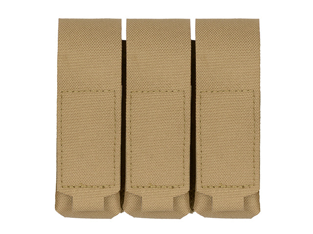 Dreifach Laser-Cut Pistolenmagazin Tasche mit Flap - Coyote [8Fields] 1