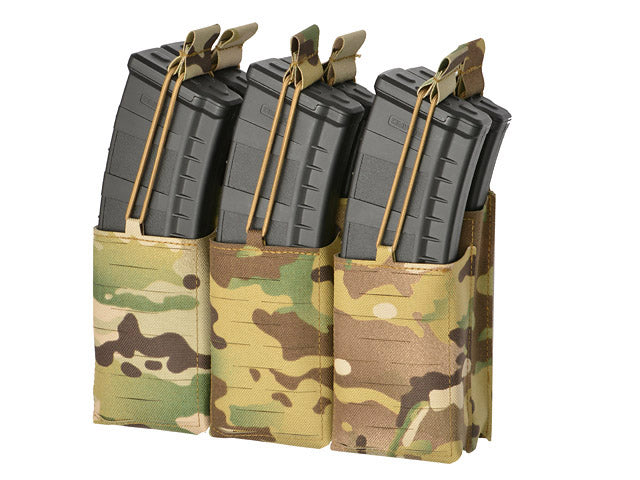 Laser-Cut Panel mit 6 AR15/AK Magazine Pouches - Multicamo [8Fields] 4