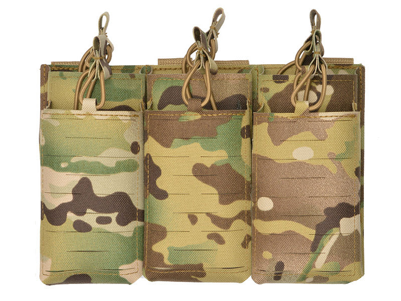 Laser-Cut Panel mit 6 AR15/AK Magazine Pouches - Multicamo [8Fields] 6