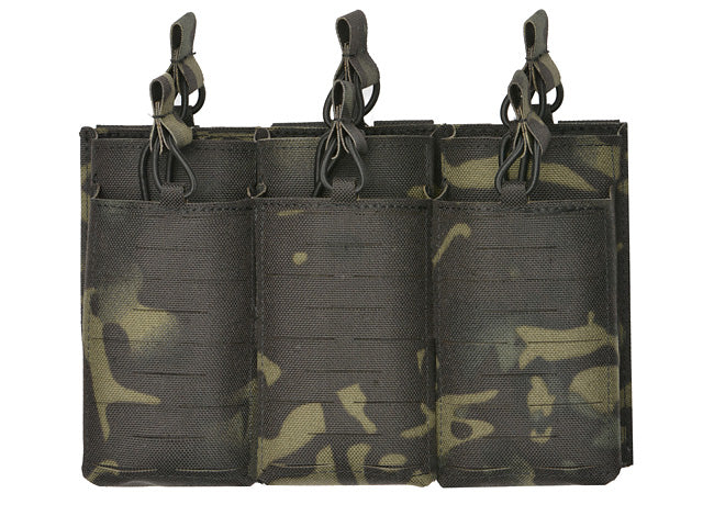 Laser-Cut Panel mit 6 AR15/AK Magazine Pouches - MB [8Fields] 6