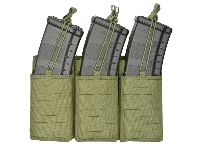Laser-Cut Panel mit 6 AR15/AK Magazine Pouches - Oliv [8Fields] 2