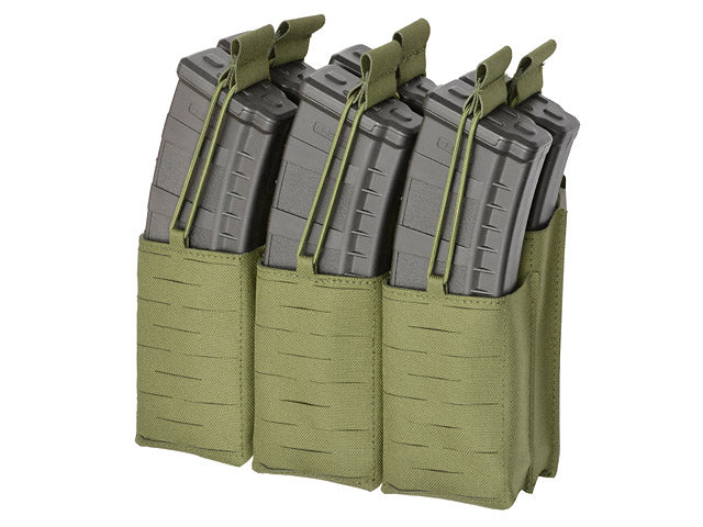 Laser-Cut Panel mit 6 AR15/AK Magazine Pouches - Oliv [8Fields] 4