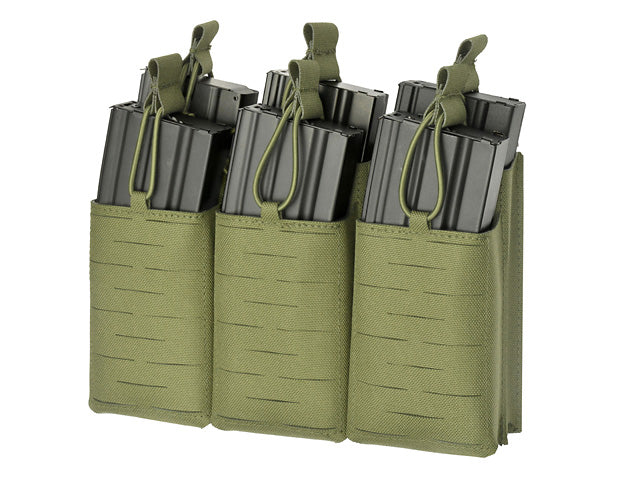 Laser-Cut Panel mit 6 AR15/AK Magazine Pouches - Oliv [8Fields] 5