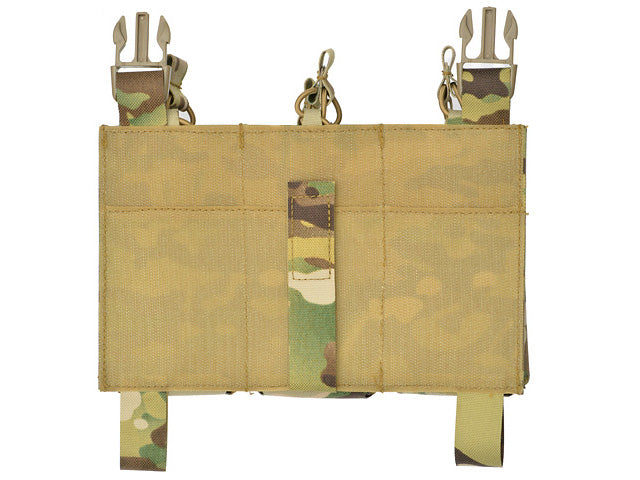 MOLLE-Tasche Panel Buckle Up Laser-Cut für 6 AR15/AK Magazin - Multicamo [8Fields] 4