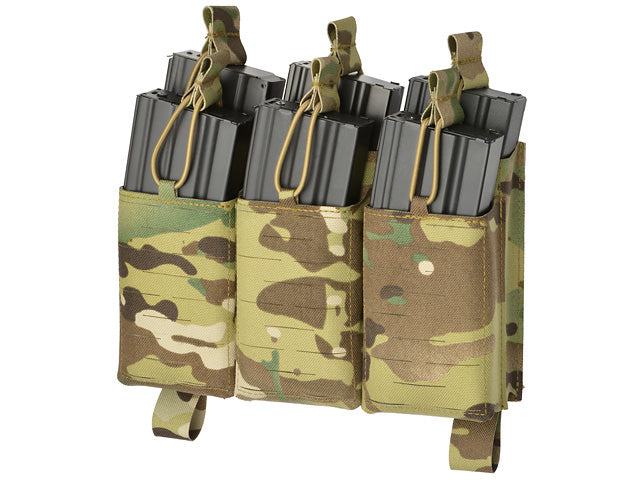 MOLLE-Tasche Panel Buckle Up Laser-Cut für 6 AR15/AK Magazin - Multicamo [8Fields] 5