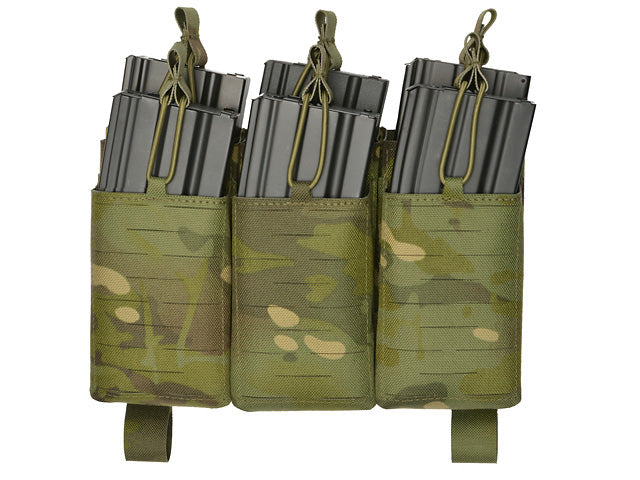 MOLLE-Tasche Panel Buckle Up Laser-Cut für 6 AR15/AK Magazin - MT [8Fields] 1