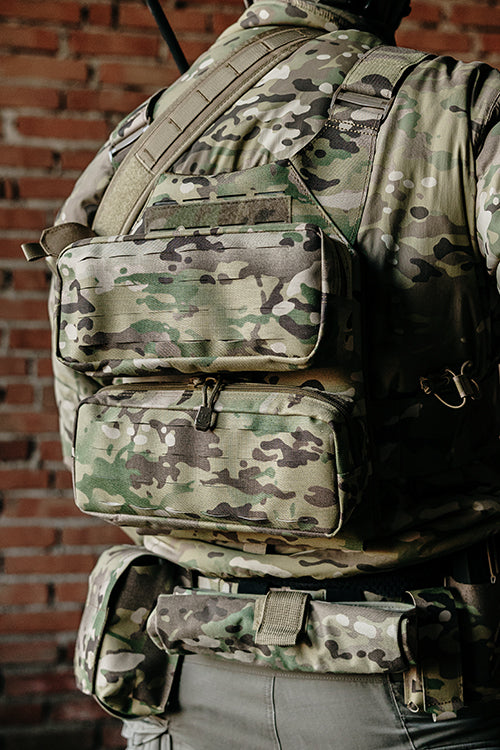 Horizontal General-Purpose Laser-Cut Tasche - Multicamo [8Fields] 7