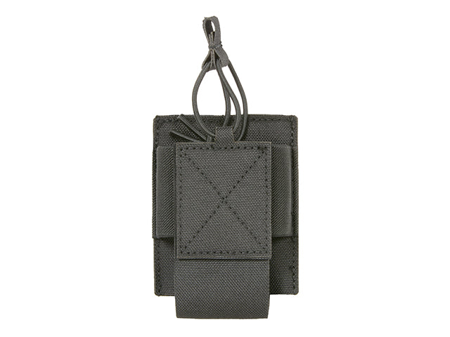 Laser Cut Radio Tasche - Schwarz [8FIELDS] 1