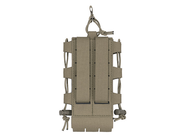 Laser-Cut Adjustable Radio / Flaschentasche mit Shockcord - Ranger Grün [8FIELDS] 2